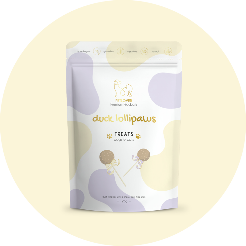 Duckie Lollipaws | М'ясні льодяники для собак та котів