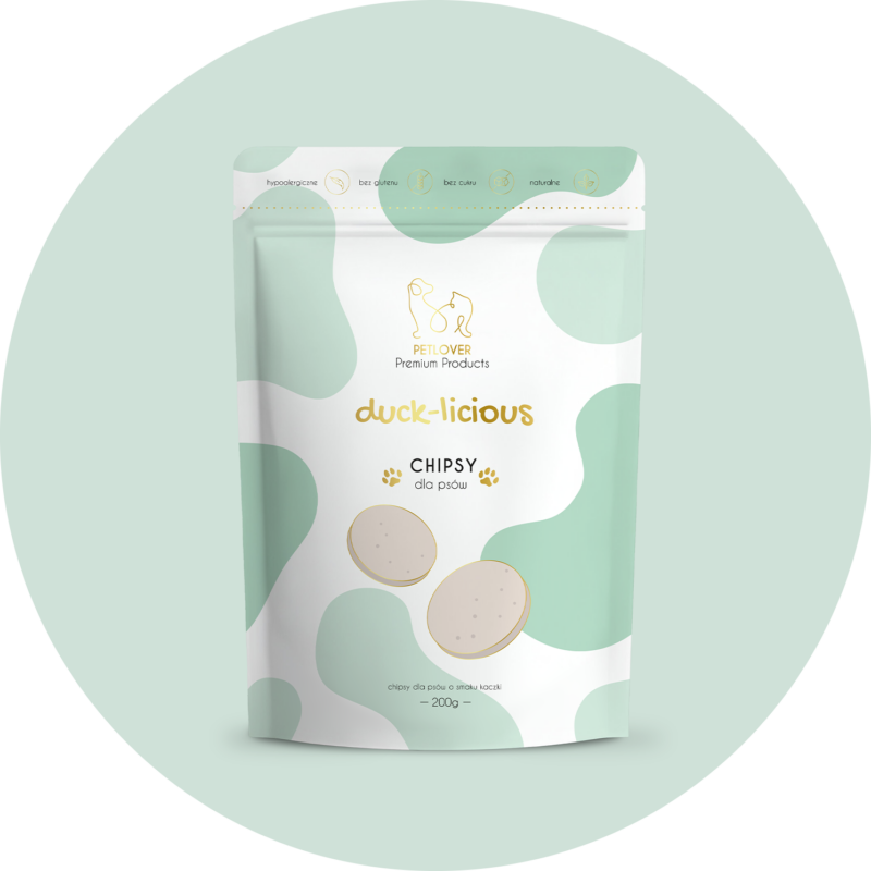 Ducklicious | Hipoalergiczne chipsy dla psów z kaczki z warzywami