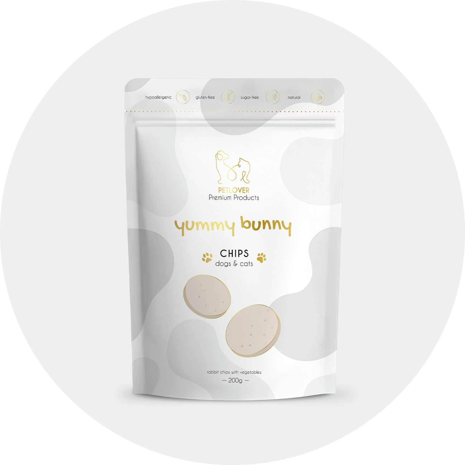 Yummy Bunny | Кролячі чіпси з овочами для собак та котів