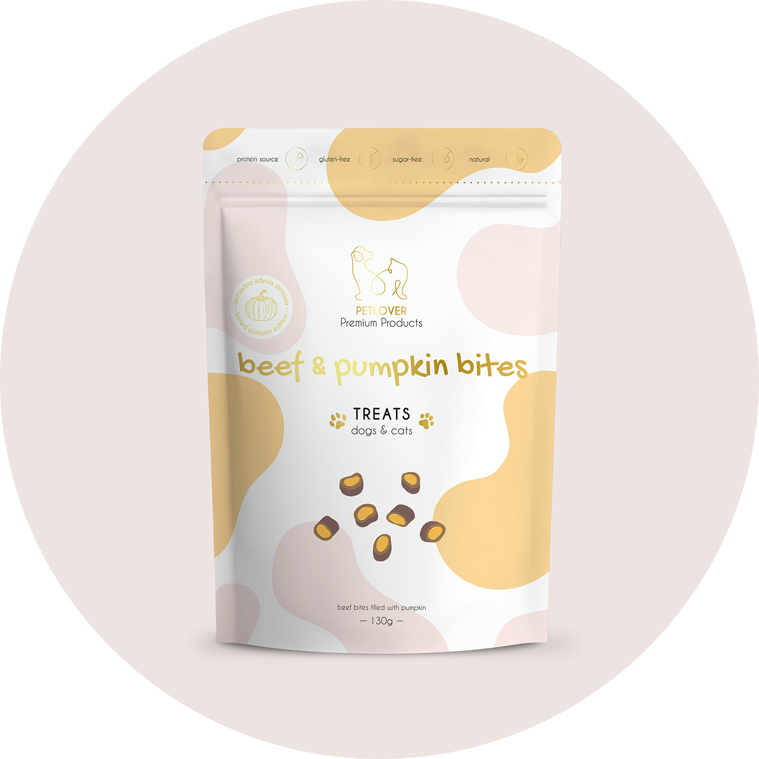 Beef & Pumpkin Bites – naturalne przysmaki z wołowiną i dynią dla psa