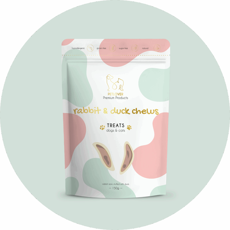 Rabbit & Duck Chews – naturalne przysmaki z królika i kaczki dla psa